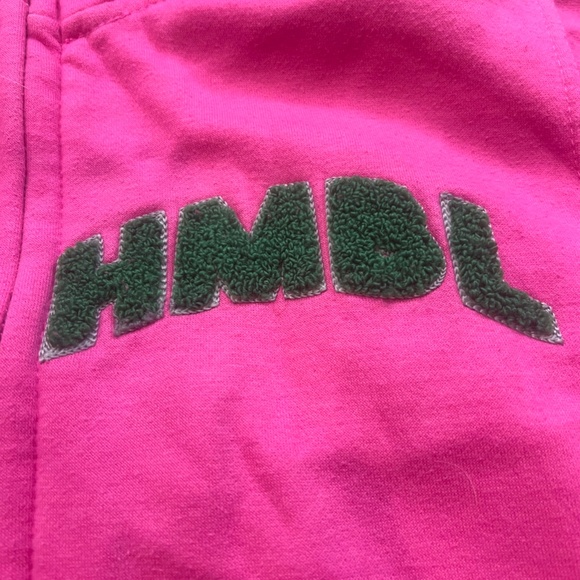 HMBL STAY HMBL Women's Full Zip Skull Hoodie, Women's, Size XS, Pink, Sweatshirt - Picture 2 of 16